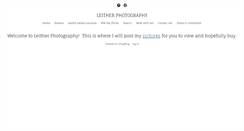 Desktop Screenshot of leitherphotography.com
